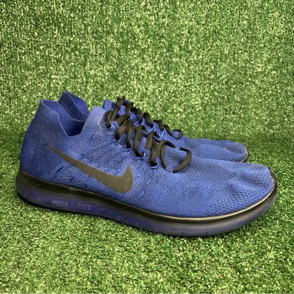 Nike x Undercover Gyakusou Free RN Flyknit 2017 883287-400 Deep Royal Blue Sz 10